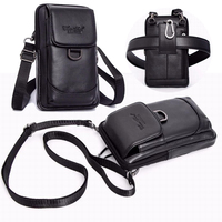 Genuine Leather Belt Clip Holster Pouch Case for DOOGEE S200 5G Phone Bag Waist Pack Protable Cover Accessories