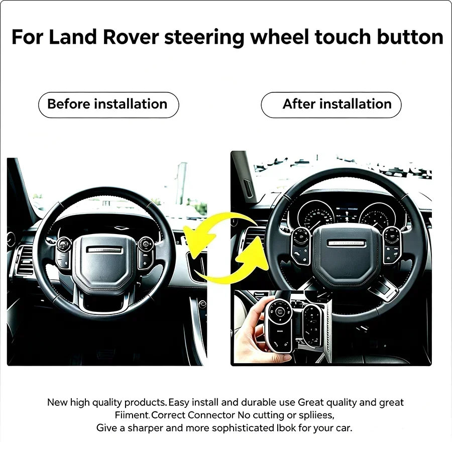 For Range Rover Sport L494/Vogue L405 LR5 Steering Wheel Button Original Car Style Multimedia Player Interface for Vehicle