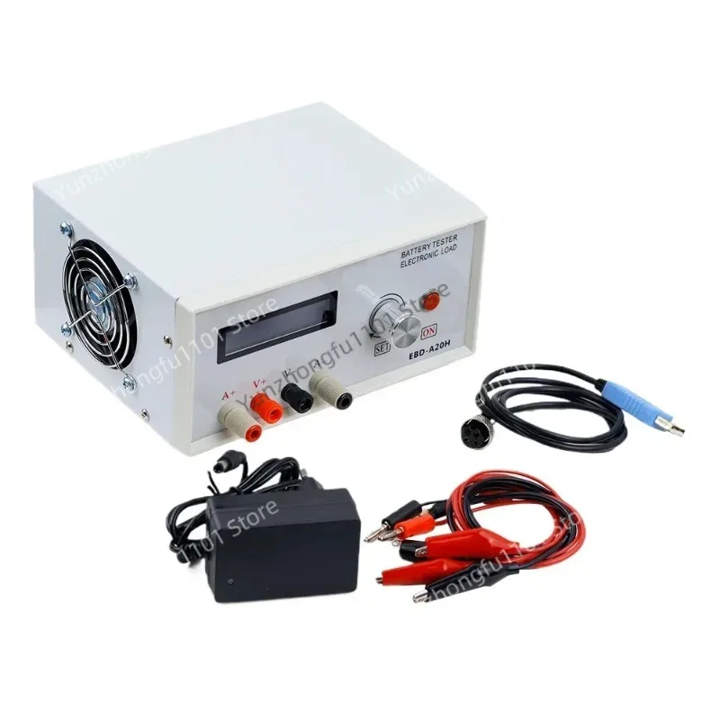 30V 20A 200W EBD-A20H Battery Capacity Tester, Electronic Load Battery Discharge Tester Power Supply Tester - view 2