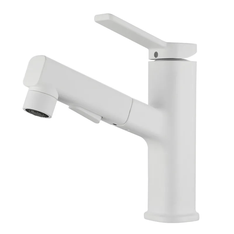 

Vessel Vanity Sink Matte White Basin Sink Faucets Solid Brass Lavatory Basin Sink Faucets Colors Optional Basin Exposed Tap