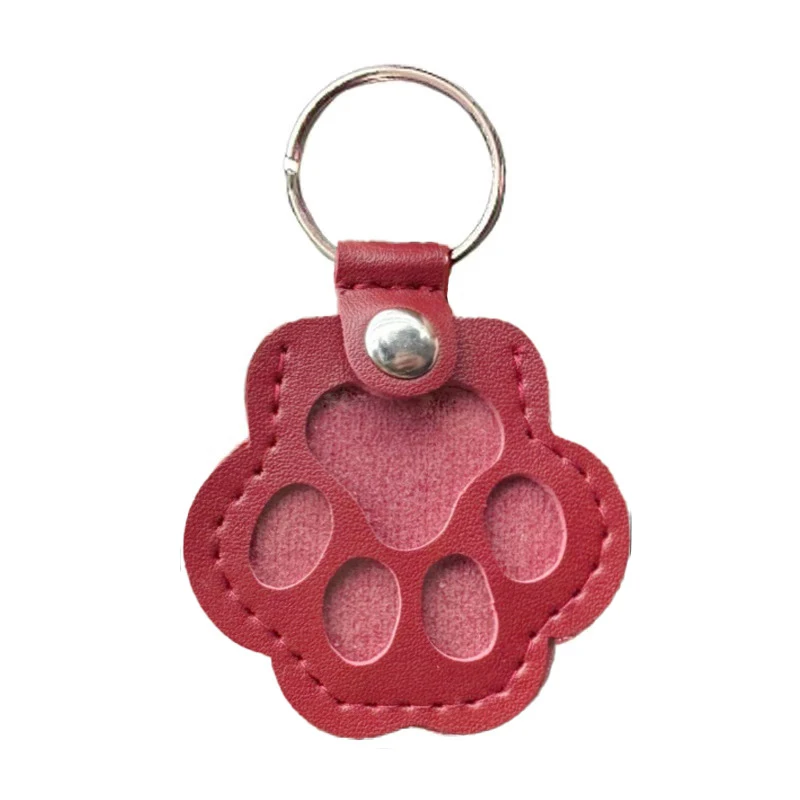 Tierhaar-Gedenk-Schlüsselanhänger, PU-Leder, Andenken, Medaillon für Katzen, Hunde, Fell, Tierhaar, Aufbewahrung, Anhänger, Handtasche, Hängezubehör