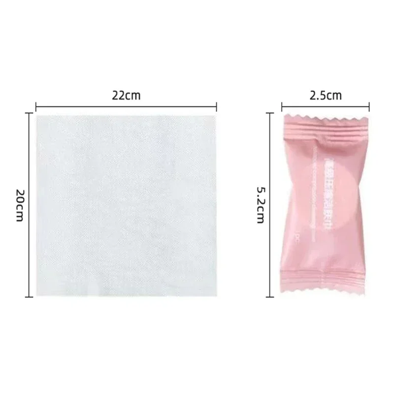 30/50/100PCS Mini Compressed Towels - Portable Face Cleansing Tablets for Travel, Camping, and Personal Hygiene owel