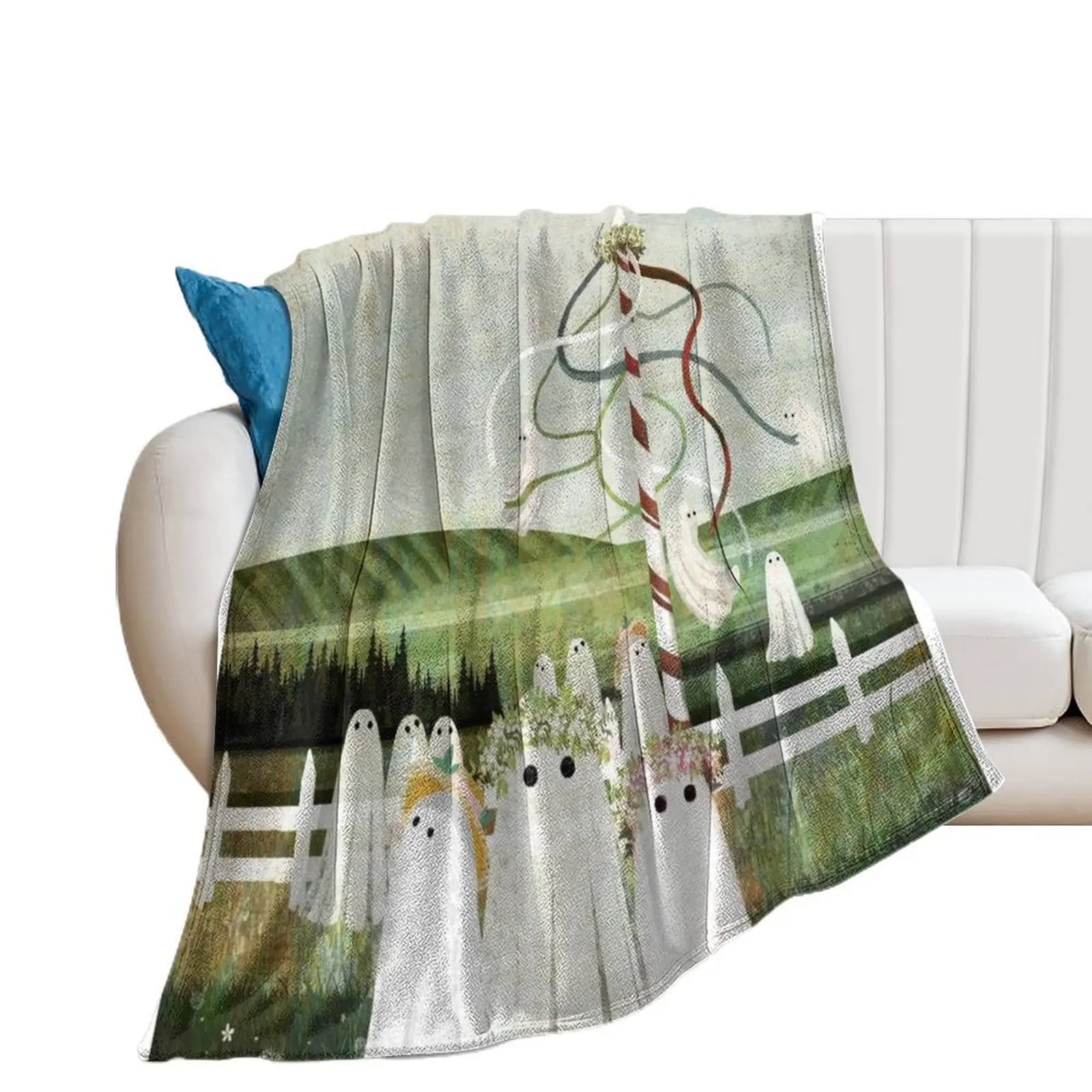 

May Queen Throw Blanket Plush Comforter Loose Luxury Brand Blankets