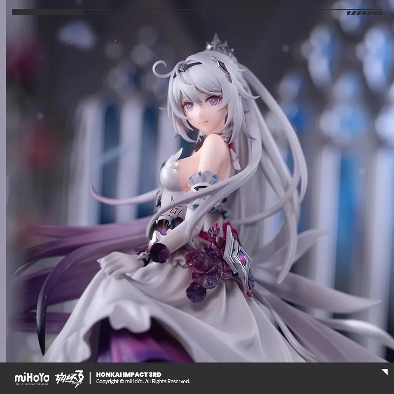 miHoYo Official Honkai Impact 3 Kiana-Night Invitation 1/7 Scale Figure Desktop Decoration Cosplay Game Peripherals Favorites image 4
