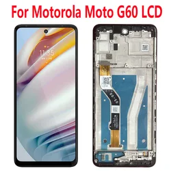 For Motorola Moto G60 LCD Display with frame Touch Screen Digitizer Assembly For Moto G60 PANB0001IN, PANB0013IN, PANB0015IN LCD