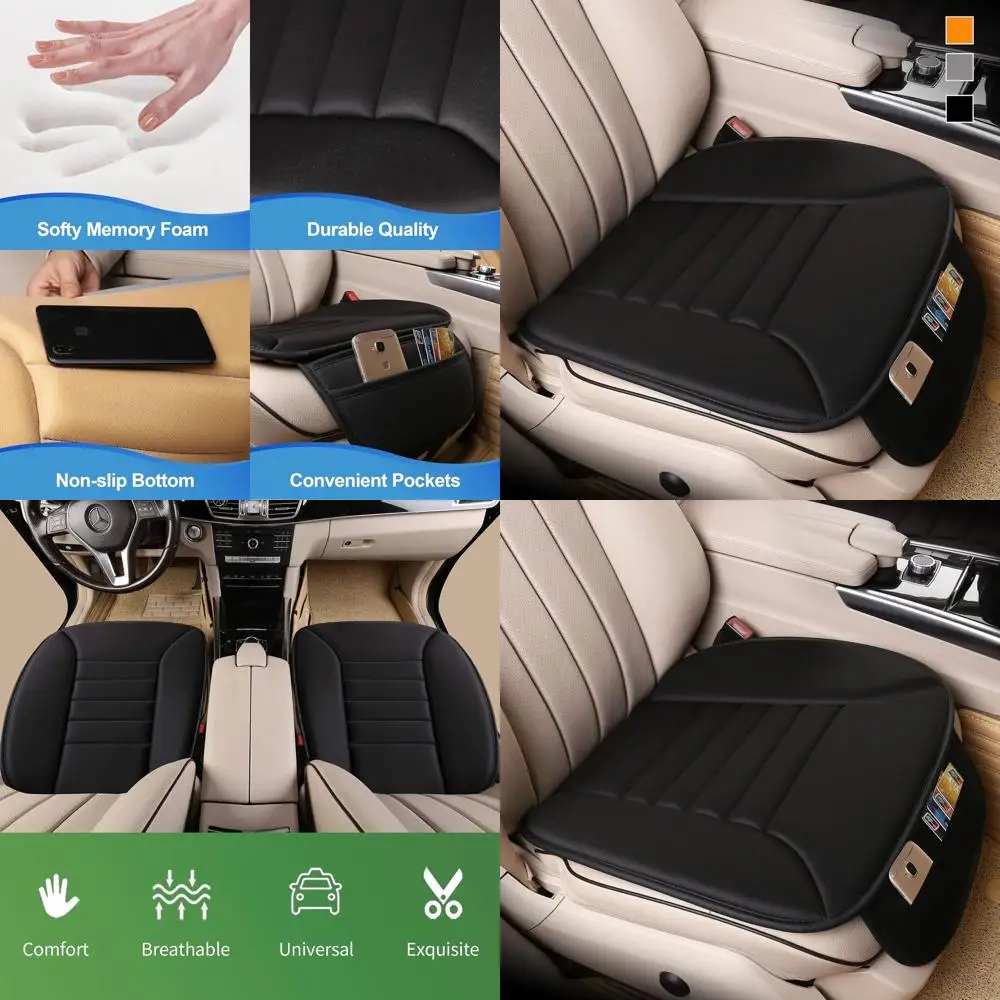 

Подушка для автомобильного сиденья премиум-класса, подушка для водителя с удобной пеной с эффектом памяти и нескользящим резиновым дном, подушка для автомобильного сиденья работает с 95% автомобилей