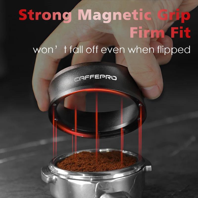Caffeepro Coffee Dosing Ring Funnel Magnetic 51mm 54mm 58mm for Delonghi Breville Homix Gaggia Espresso Accessories Barista Tool