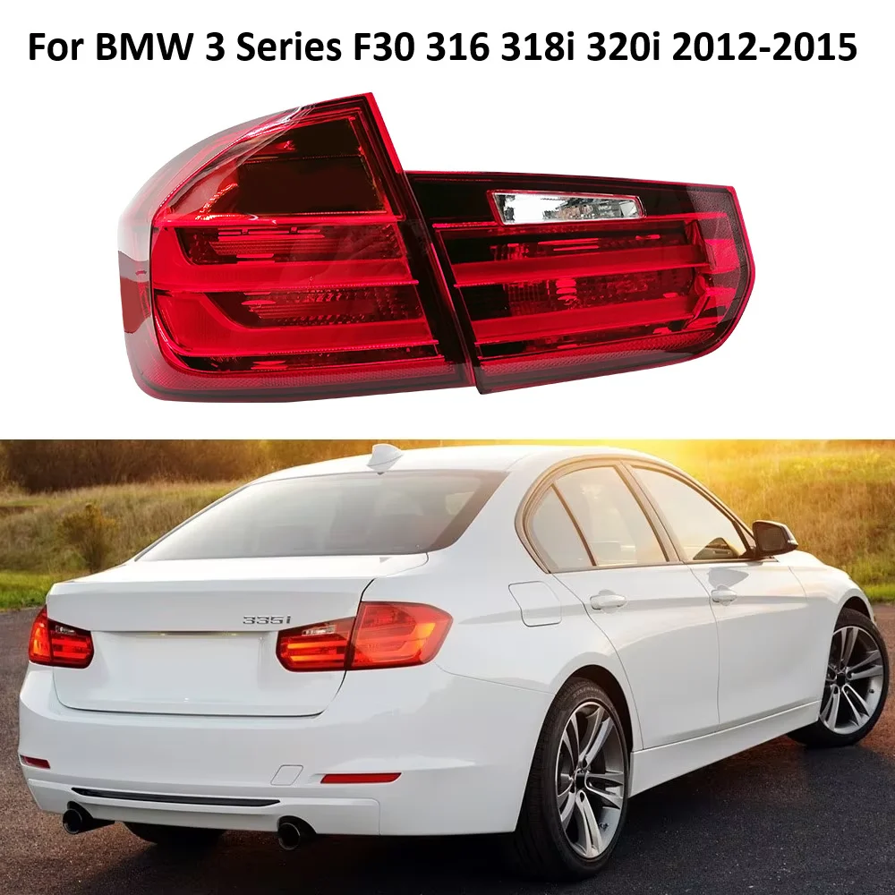 Car Rear Tail Light Brake Tail Lamp With No Bulbs 63217312845 63217312846 For BMW 3 Series F30 F35 318i 320i 2012 2013 2014 2015