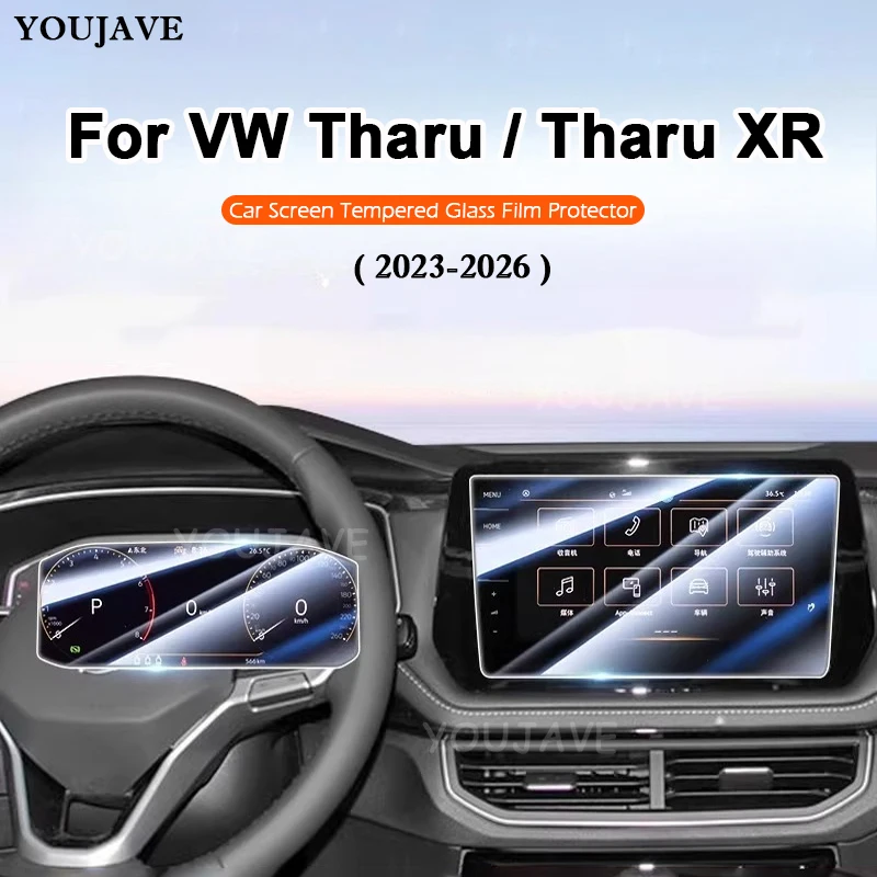 For Volkswagen Tharu VW Tharu XR 2023-2026 8/9.20/12 Inches Navigation Touch Display Screen Car Tempered Glass Protective Film