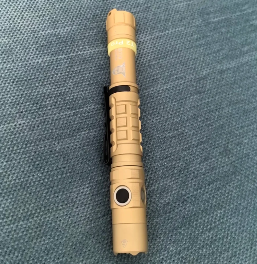 Used EDC Fortress SV3 flashlight Outdoor Tools Strong Light Torch Lamp Decompression Toy