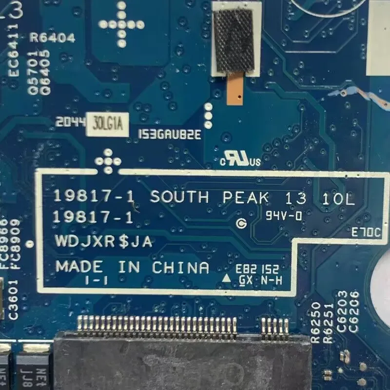 

0Y7GXY Y7GXY CN-0Y7GXY с материнской платой процессора SRK03 I5-1145G7 19817-1 для DELL 5320, материнская плата для ноутбука, 100% полное тестирование, работает хорошо