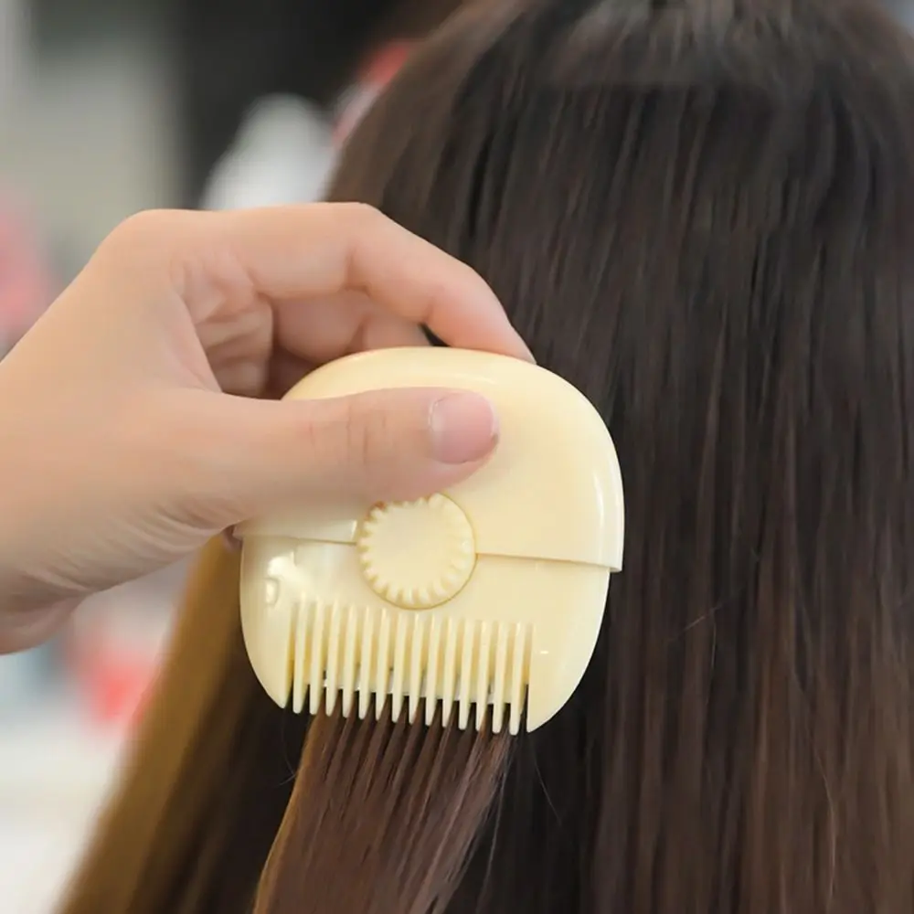 2 em 1 lâminas de pente de máquina de cortar cabelo substituíveis ferramenta de estilo pente de cabeleireiro lâminas ajustáveis diy aparador de franja