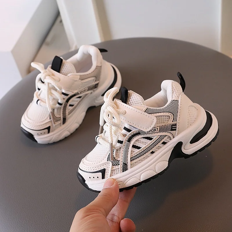 Kids Sneakers for Girls School Causal Sports Shoes for Boy Spring Autumn Versatile Children Tennis Shoes Mesh Breathable
