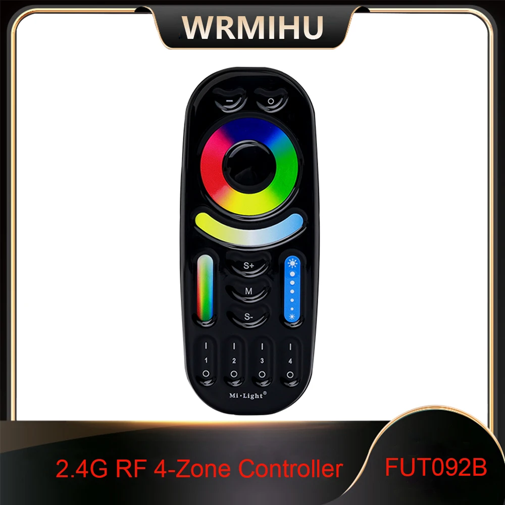 Miboxer WiFi + 2.4G FUT035W +/FUT037W + 2In 1/3In1 Pengendali untuk DC12-24V Warna Tunggal Ganda Putih RGB RGBW RGB + CCT Lampu Strip Led