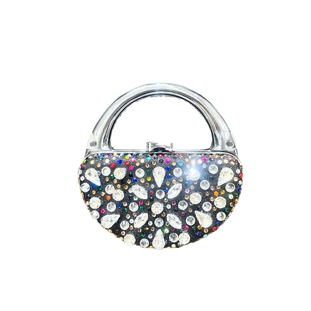 kleine Tasche Funkelnde Strasssteine Luxus Designer Umhängetaschen Abendtasche Geldbörsen und Handtasche lustige Form Clutch Geldbörse Party