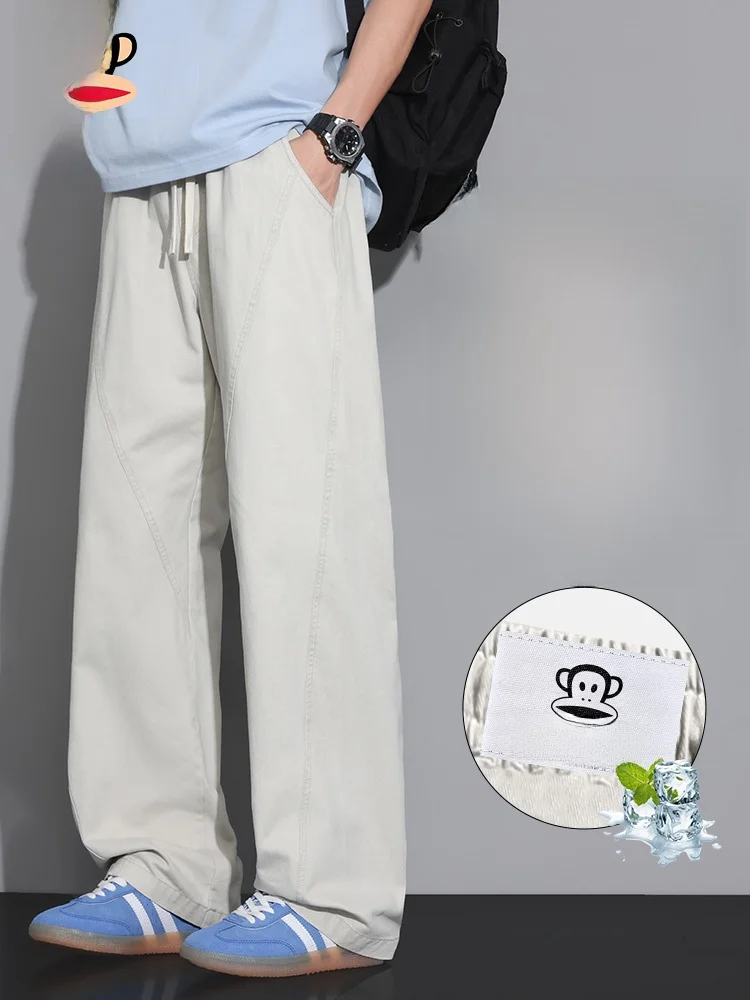 

Мужские свободные брюки Paul Frank с прямыми штанинами, дышащие, удобные, осенние, новые, широкие, модные, молодежные