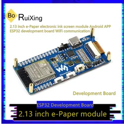 1PCS/LOT   2.13inch E-Paper Electronic Ink Screen Module Android APP ESP32 Development Board WiFi Communication