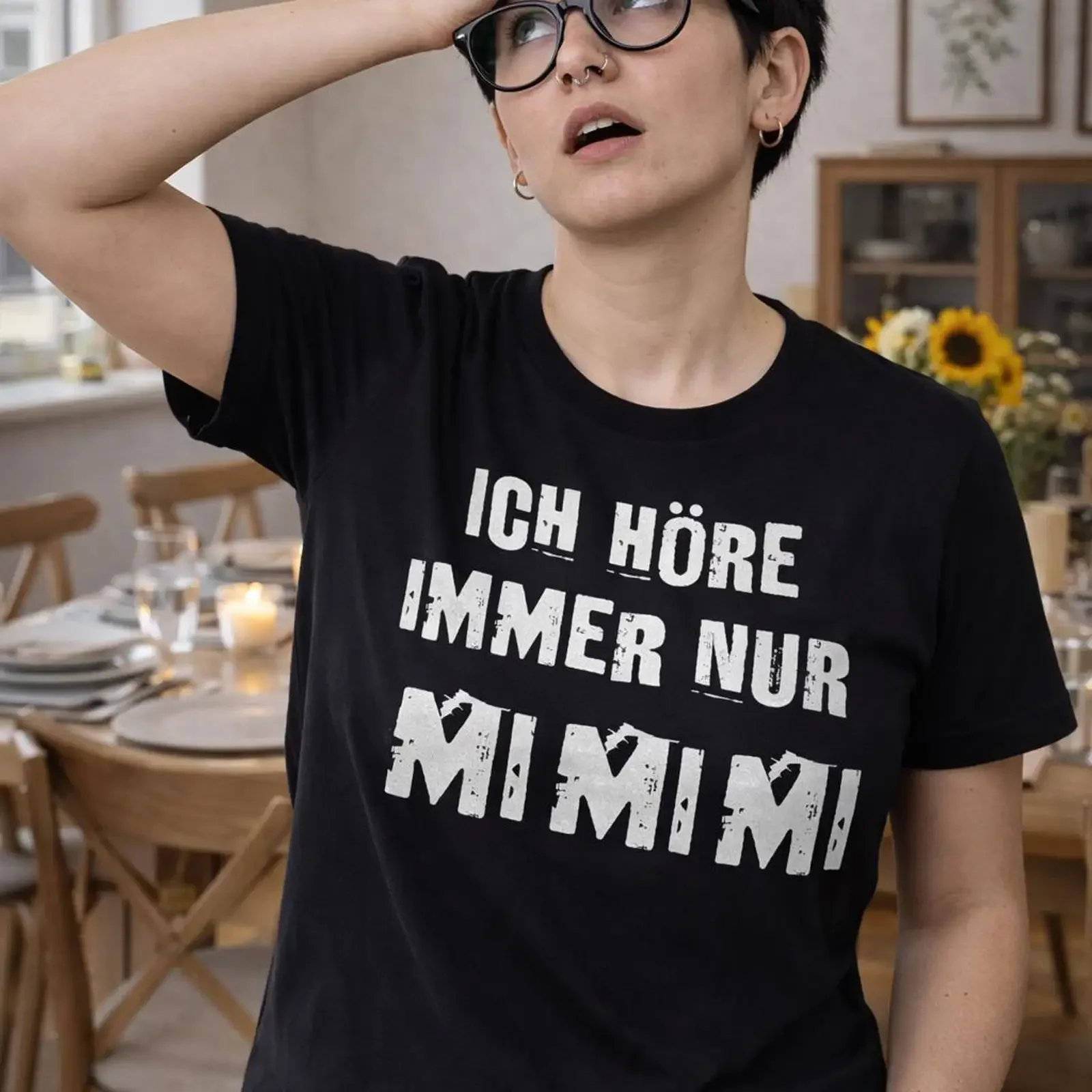 All I ever hear is Mimimi shirt funny annoyed sarcastic office humor T vintage Washed Casual Soft fashion Unisex