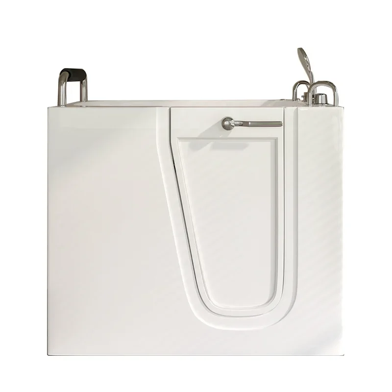 Can open the door 1.2 meters for the elderly walk-in bathtub sitting station bath bath small apartment