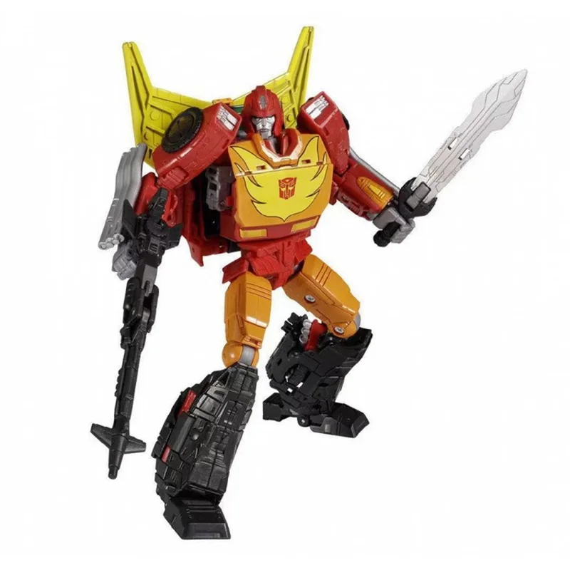 Hasbro 트랜스포머 킹덤 WFC 로디무스 프라임 25cm 리더 클래스 애니메이션 오리지널 액션 피규어 모델 장난감, 생일 선물 컬렉션