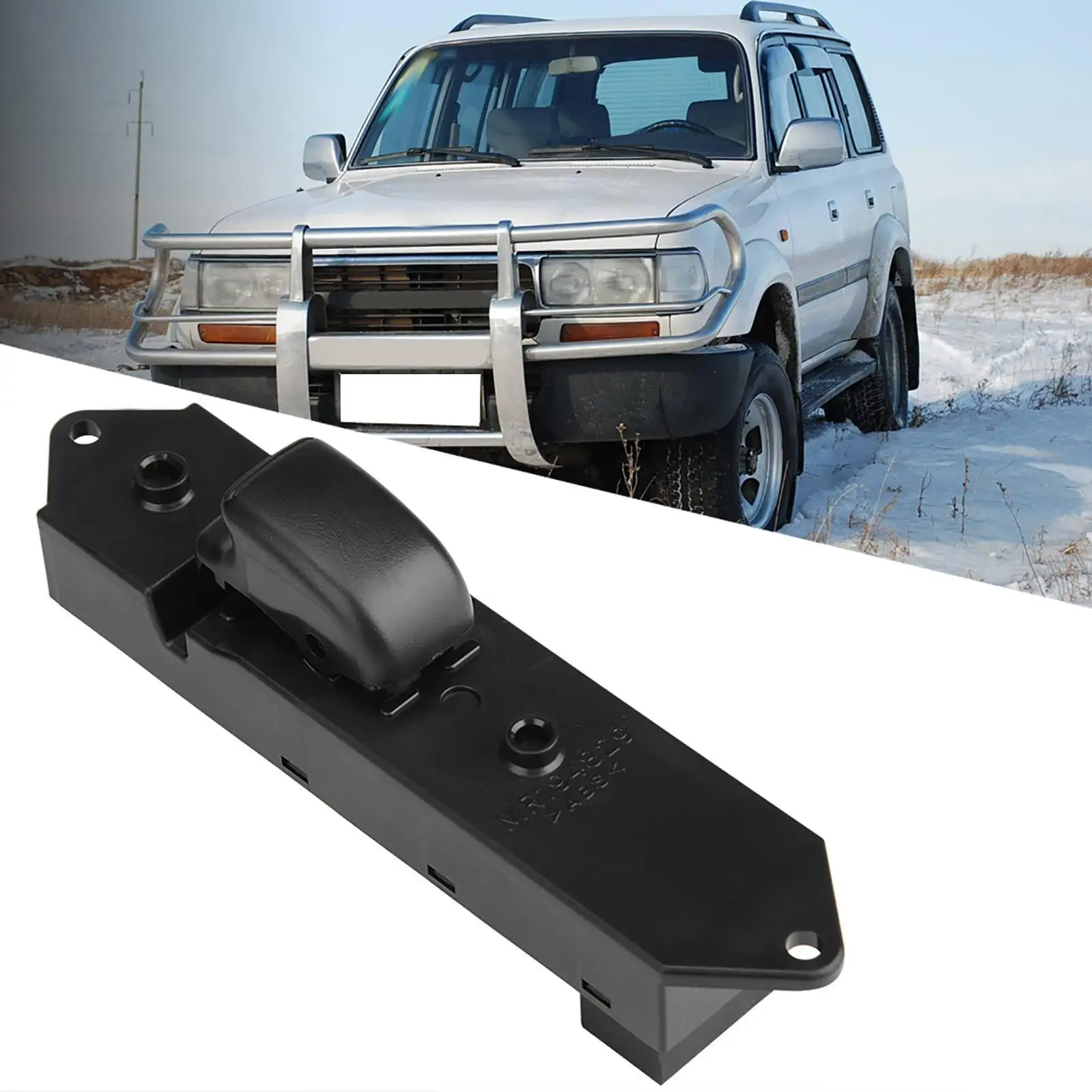 مفتاح منظم التحكم الرئيسي في نافذة الطاقة الكهربائية لميتسوبيشي V43 V45 MR194829 ABS بلاستيك أسود