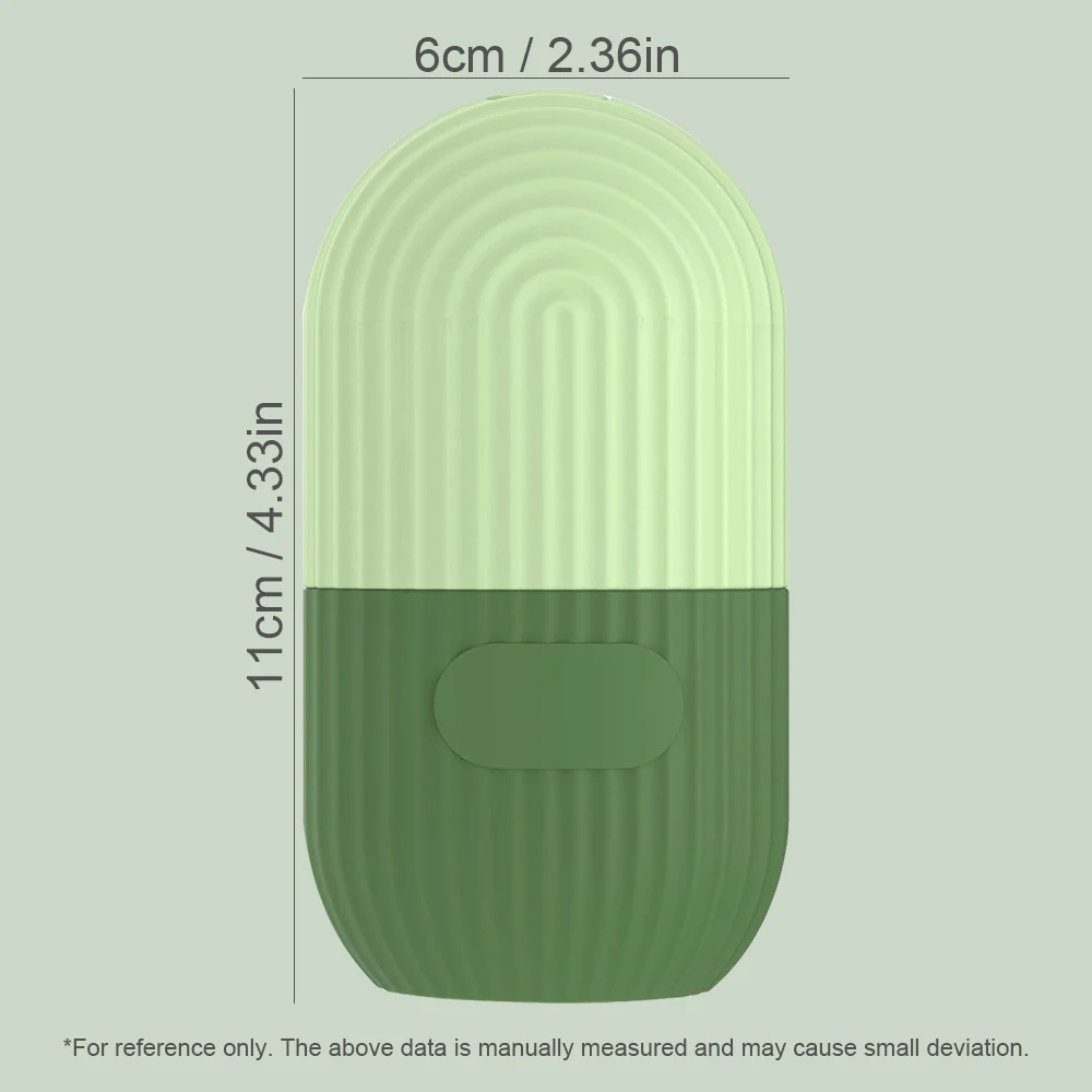 Rolo de gelo facial e conjunto de moldes de máscara facial de silicone - ferramentas de massagem e cuidados com a pele refrescantes para pele brilhante (silicone e resina)