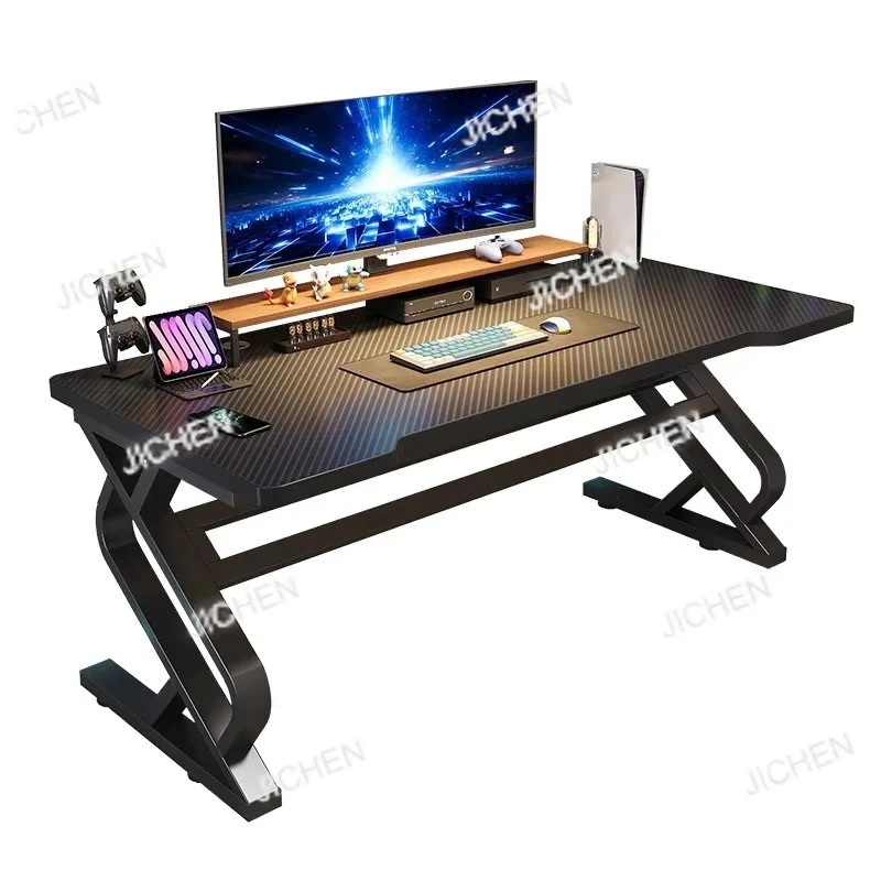 

Modern MDF Computer Gaming Desk with Metal Steel Frame for Bedroom or Office