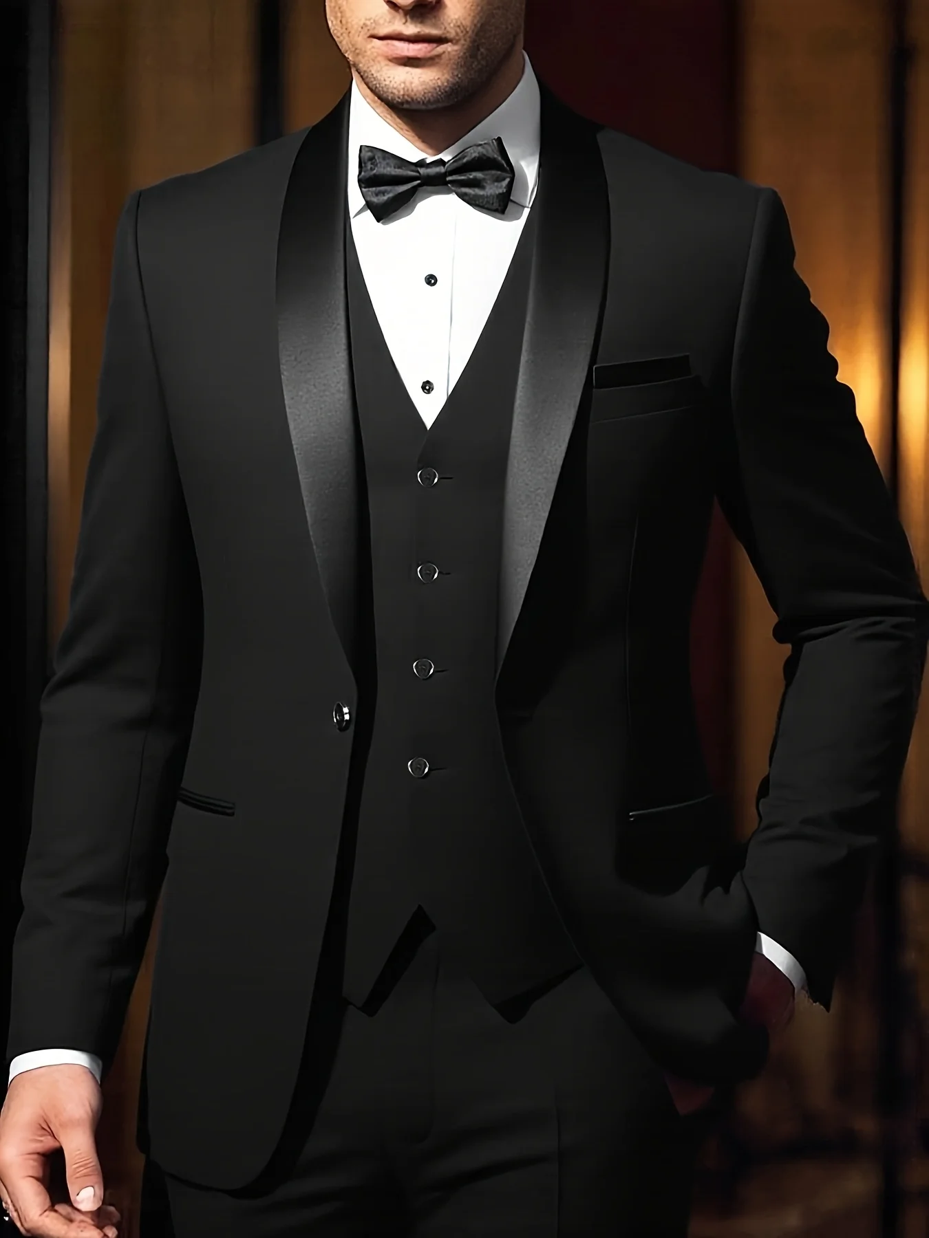 

Men's 3pcs Tailored Suit - Perfect for Office Gatherings & Anniversary Events