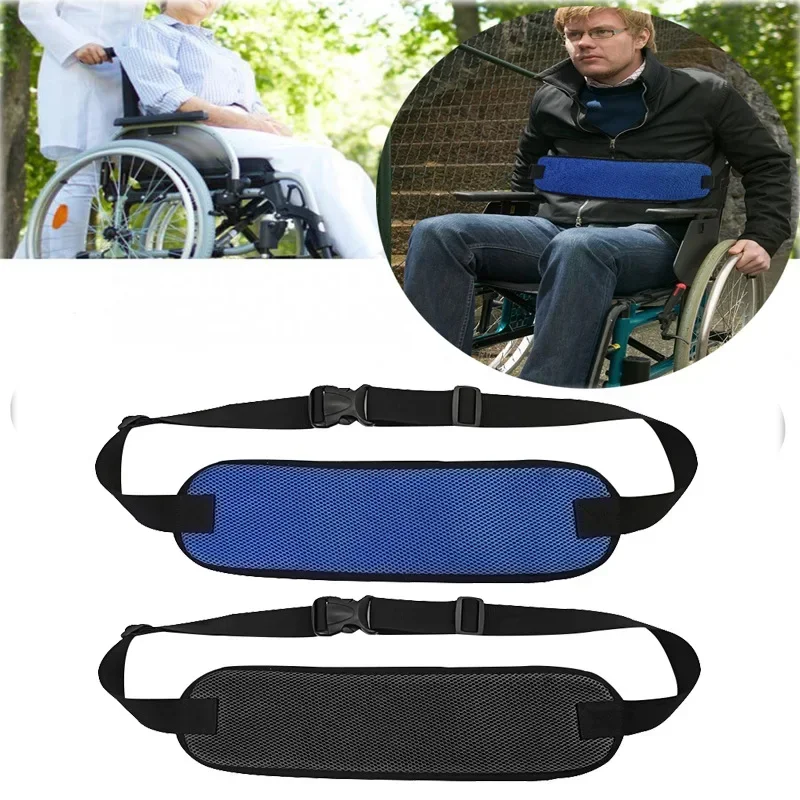 

Breathable Adjustable Wheelchair Seat Belt Safety Harness Strap Chair Waist Belt for Elderly Patients Protection Brace Support