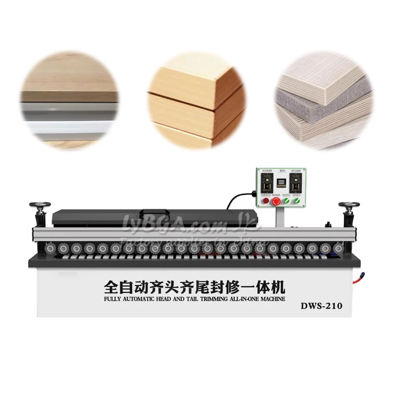 Fully Auto Edge Banding Machine 4000W LY DWS190 DWS210 LY-1280 Curved and Straight Dual-Use Pneumatic Banders Machine