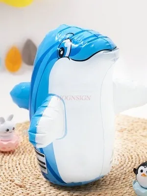 Baby tumbler, baby inflatable penguin toy, children's inflatable sandbags, children's fall prevention 3-6-9 months 0-1 years old