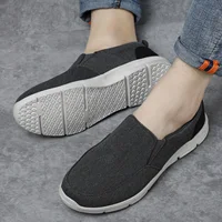 Chaussures d'été en toile pour hommes, baskets respirantes et confortables à enfiler pour l'extérieur, mocassins classiques pour hommes 6