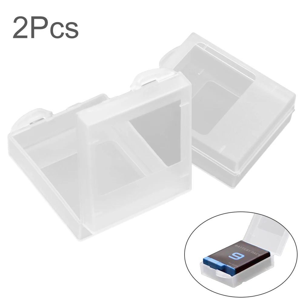 Ящики для хранения 2 шт. коробка для батарей пластиковая защитная фотобатарея для экшн-камеры Набор аксессуаров коробка для рыбы