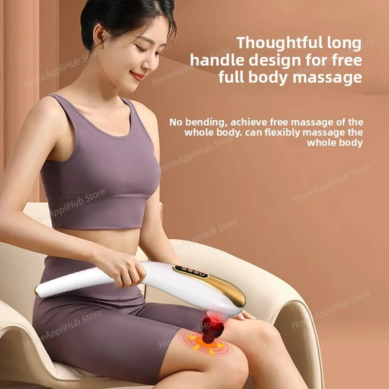 Massage Hammer: Electric Percussion Massager for Shoulders & Legs with Stepless Speed Regulation massage apparaat elektrisch