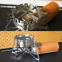 For Campingmoon XD3NE/XD3F/XD2F Butterfly Stove Stainless Steel Burner Windshield Pot Stove Wind Shield Outdoor Picnic Equipme