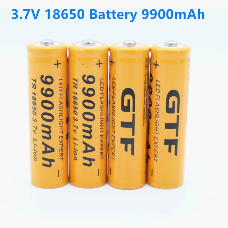 

New 9900mAh 18650 Battery Lithium Rechargeable Battery 9900mAh Lithium Battery 3.7 V Bright Flashlight Rechargeable Battery