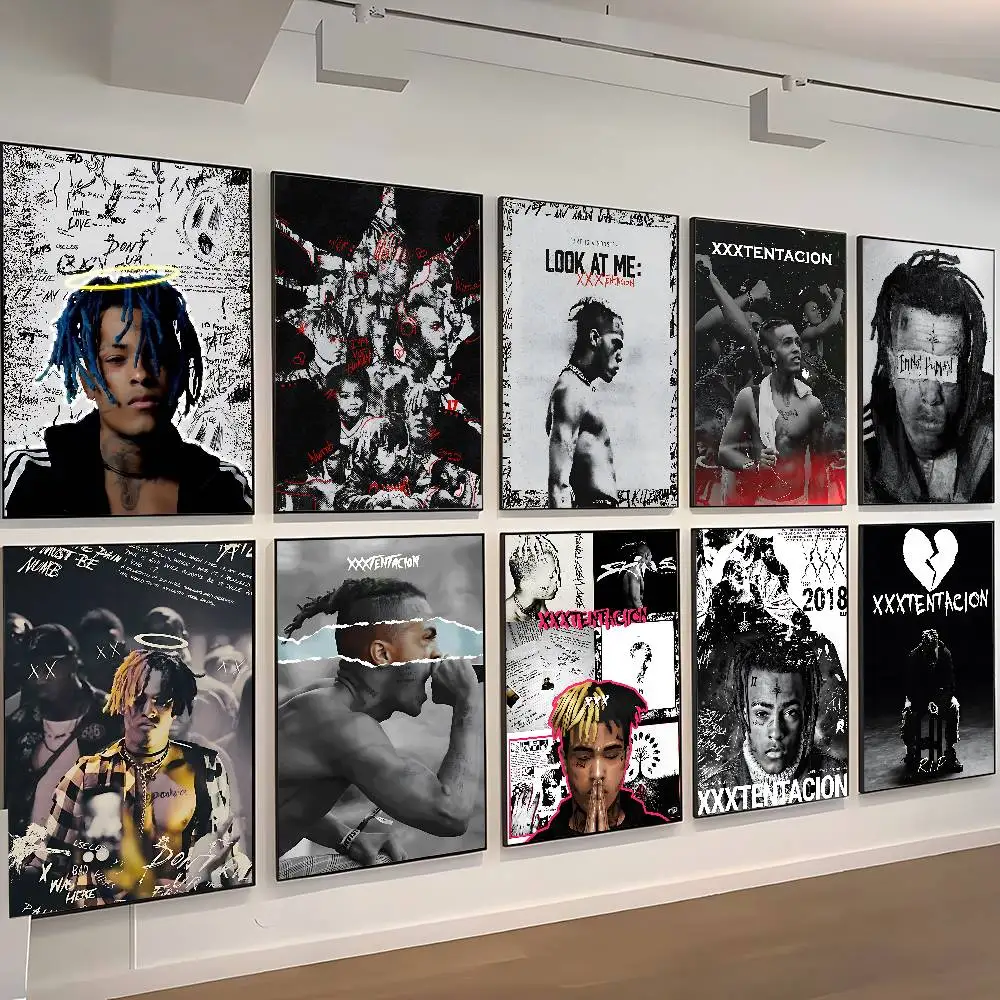 XXXTentacions 17 Rapper Poster Print A5 A4 A3 A2 Wall Art Decor For Room Office Gift For Fans