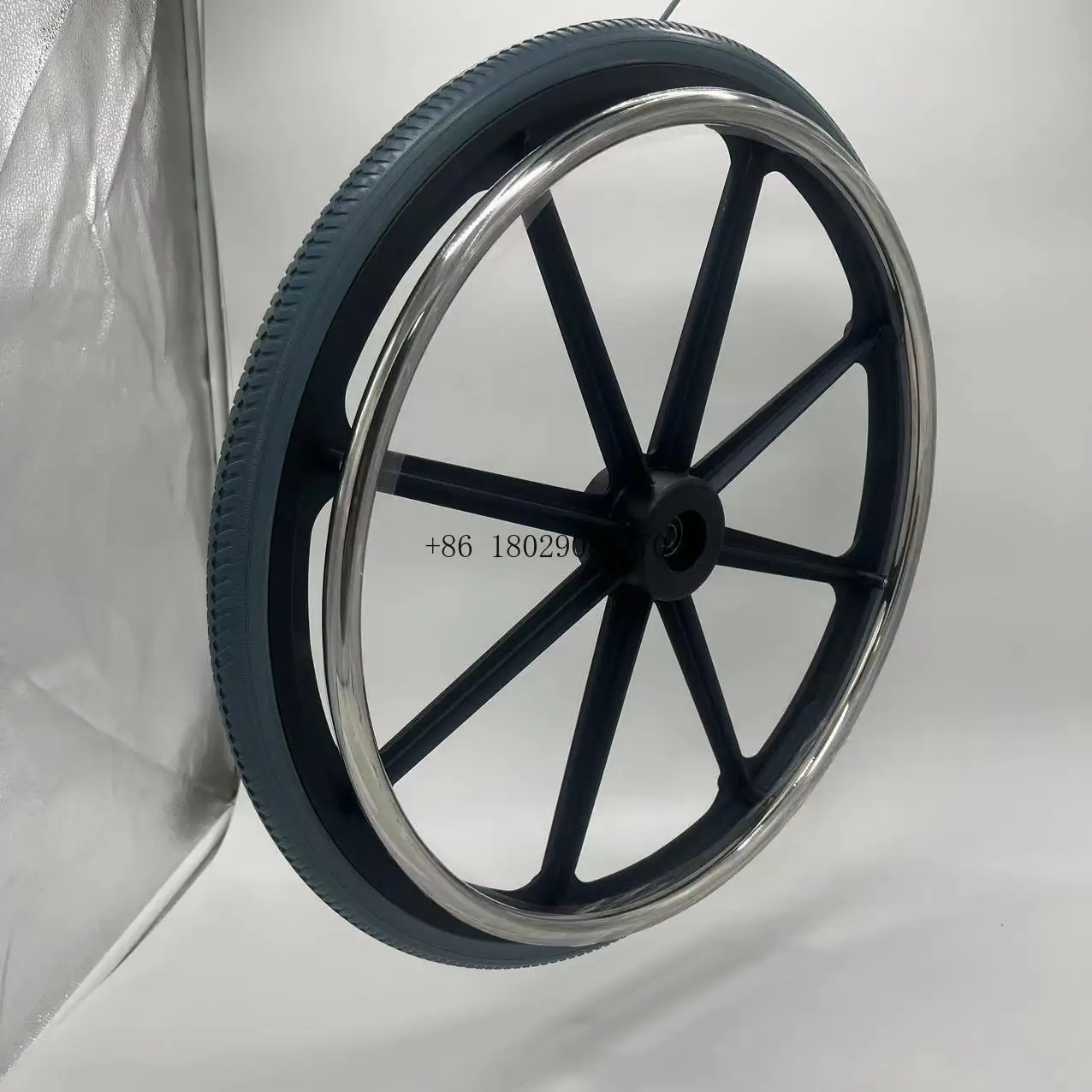 ilitation Equipment Tyre wheelchair Rear Tires Parts 24 Inch Magnesium Wheel Rehab