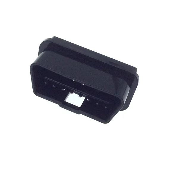 1pc 12V 24V Automotive OBD2 16pin Connector male diagnosis OBDII plug