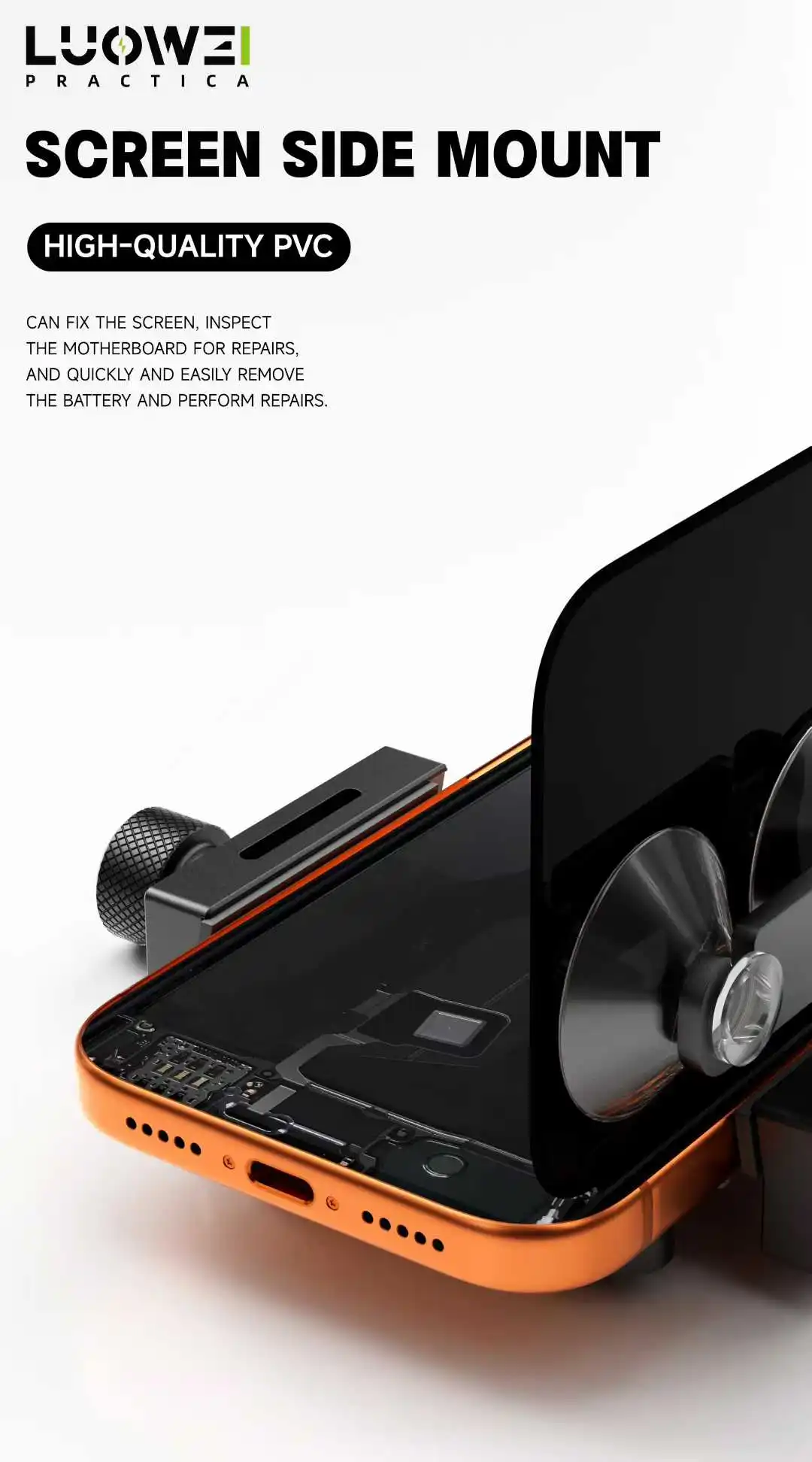 LUOWEI LW-025 شاشة تفكيك فاصل فتاحة التفكيك السريع LCD الغطاء الخلفي لا ضرر للهواتف المحمولة طقم أدوات إصلاح