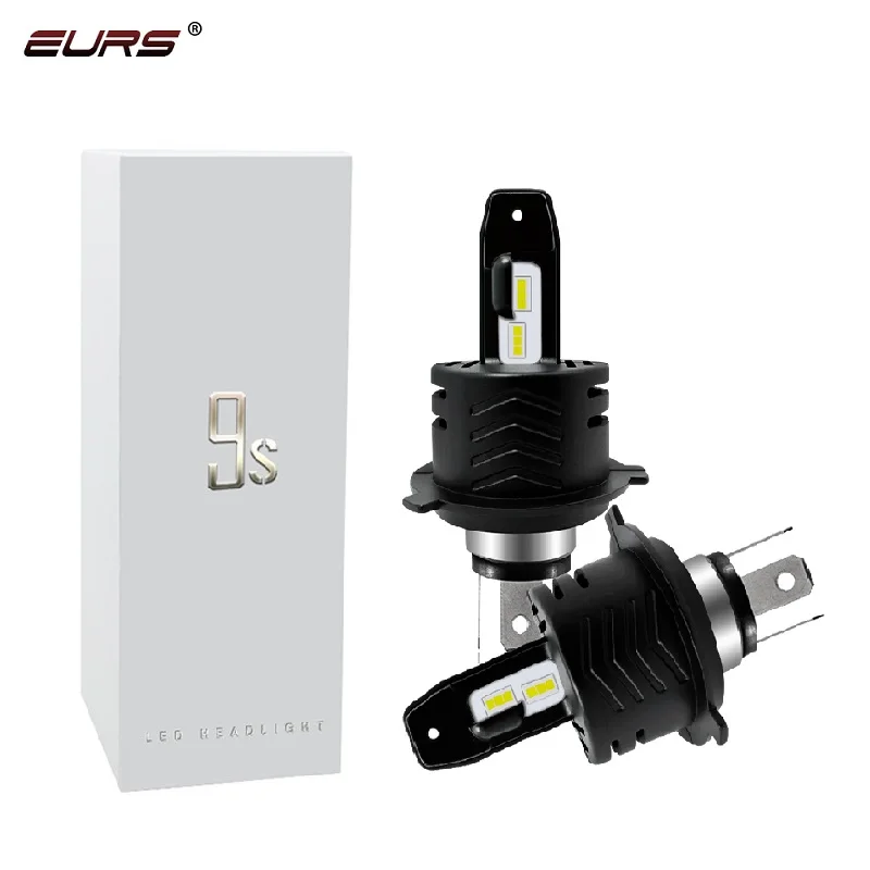 

EURS 9S LED H4 H7 Car headlights H11 H8 HB4 H1 HB3 9005 9006 Auto Car Headlight Bulbs 60W 12000LM Car Styling Led Light 6000K