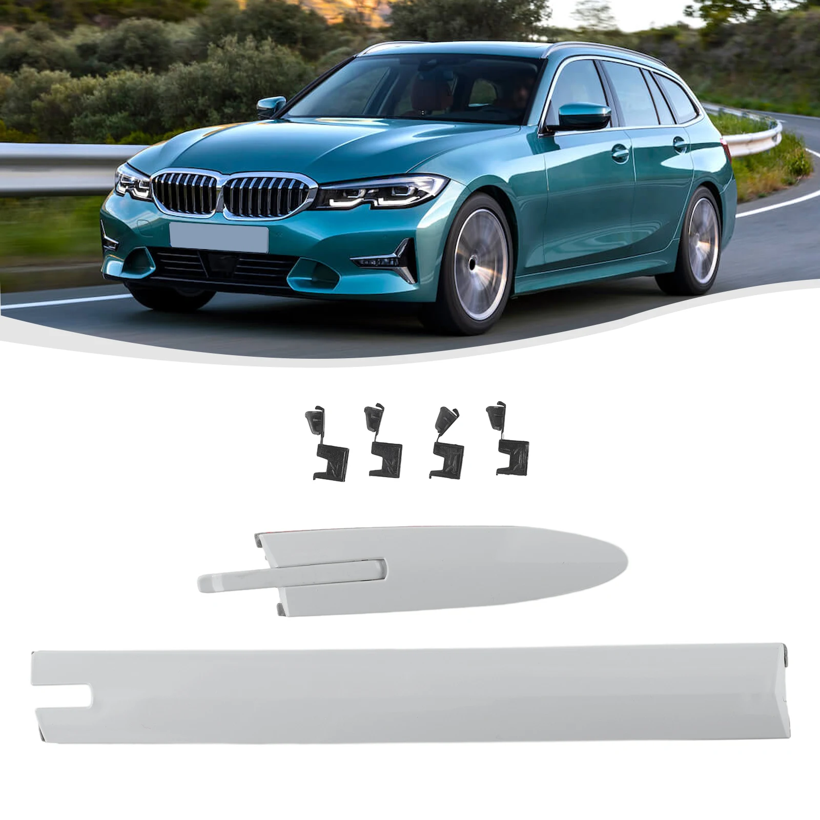 Convertibles Left Roof Top Hinge Cover and Clip Set for BMW E93 For 330i For M3 2007-2013 F33 440i 2014-2017 F83 2014-2019