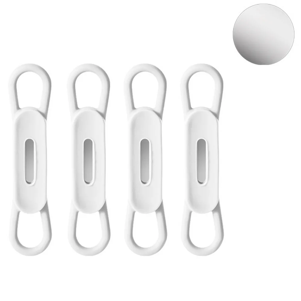 4pcs/set Easy To Store Magnetic Pen Pencil Holder Vintage Light Weight Elastic Band Pen Holder Colorful Portable