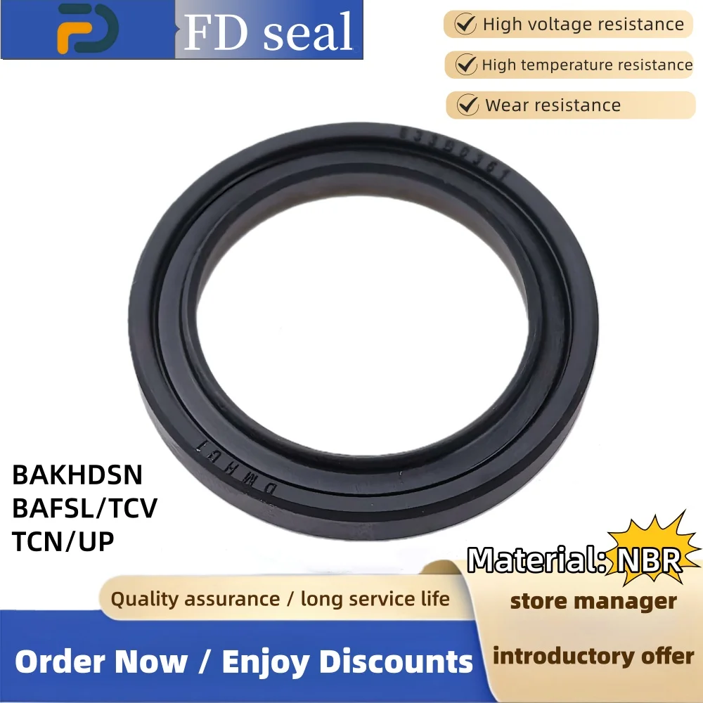 

Уплотнительное кольцо 28.6X39X4.9мм PTFE+NBR 28.6*39*4.9мм для насоса 633B0361 BAKHDSN, запчасти для шасси, высококачественный инструмент для замены уплотнительных колец
