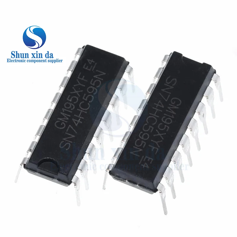 10PCS SN74HC595N SN74HC04N DIP-16 SN 74HC00 74HC04 74HC08 74HC14 74HC32 74HC74 74HC86 74HC138 74HC257 74HC393 N 74HC590AN DIP IC