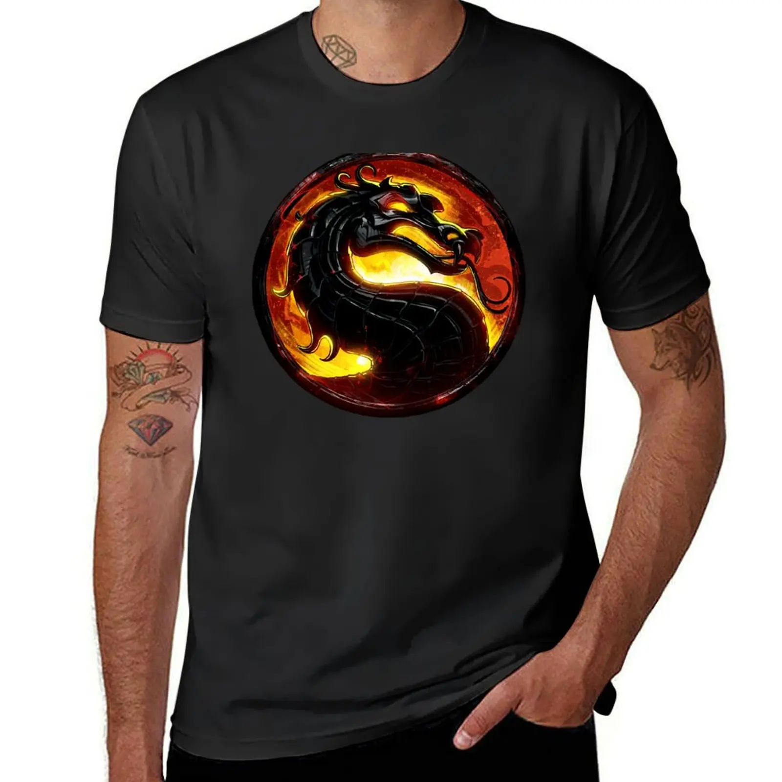 

Mortal Kombat T-Shirt valentines clothes graphic t shirt vintage anime t shirts Men's cotton t-shirt