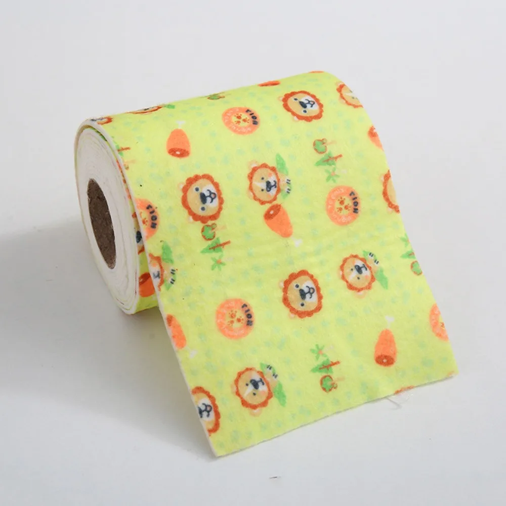 

Non-woven Sink Tape Waterproof Self-adhesive Wash Basin Sealing Tape Cartoon Moisture-absorbing Toilet Caulk Tape