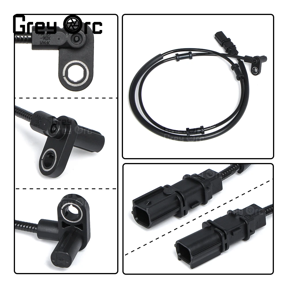 Rear System ABS Sensor Line For Kawasaki Ninja400 Ninja 400 Z400 2023 2023+ Motorcycle Cable Brake Wheel Speed Sensor Set