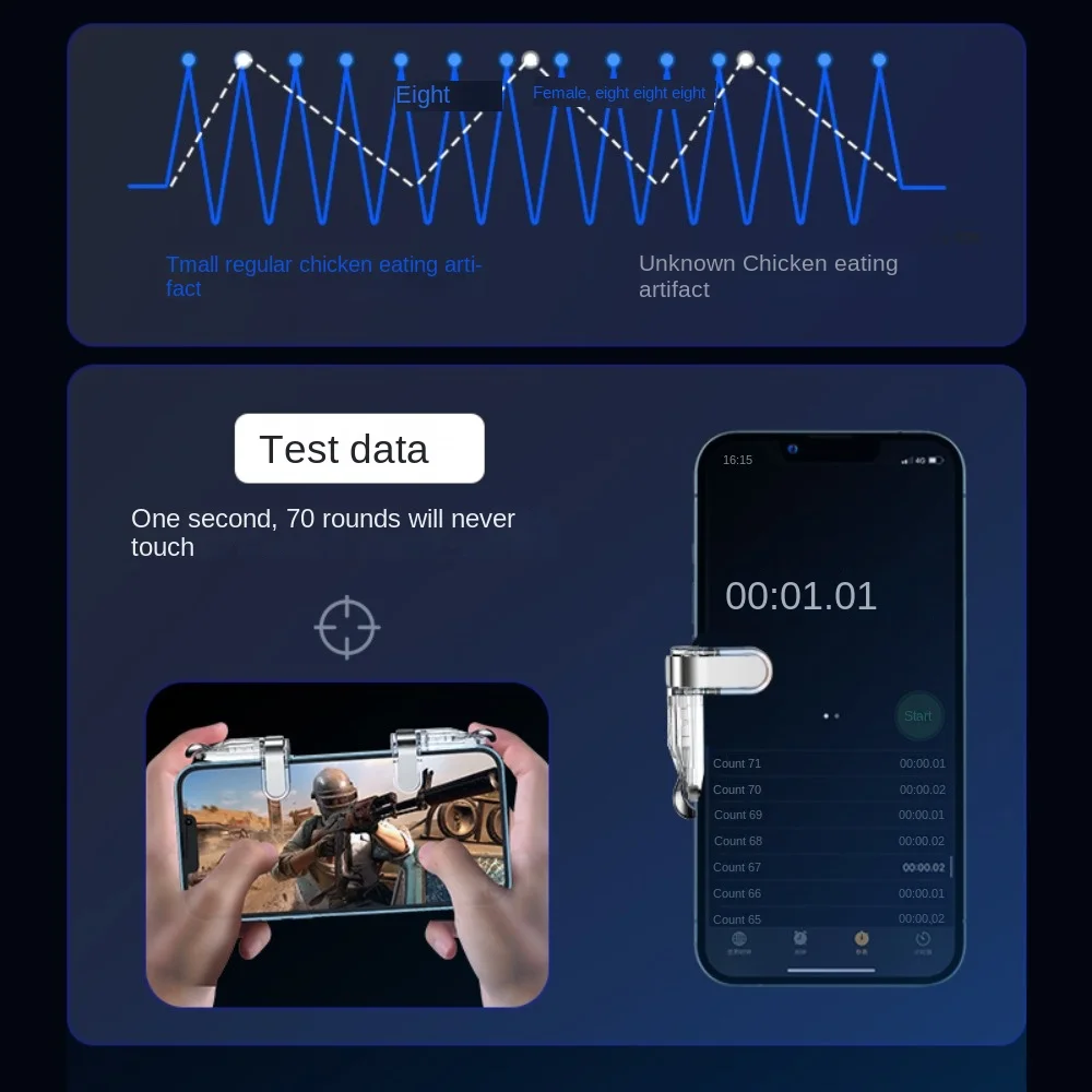 

Controller Phone Joystick for Mobile Phone for Android phone Joystick Gaming Trigger Fire Buttons L1R1 Trigger Gaming Gamepads