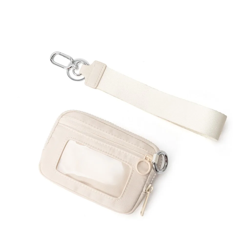 

Модный нейлоновый подвесной держатель для карт, многофункциональный мини-кошелек с несколькими картами, портативный водонепроницаемый маленький квадратный кошелек, сумка унисекс